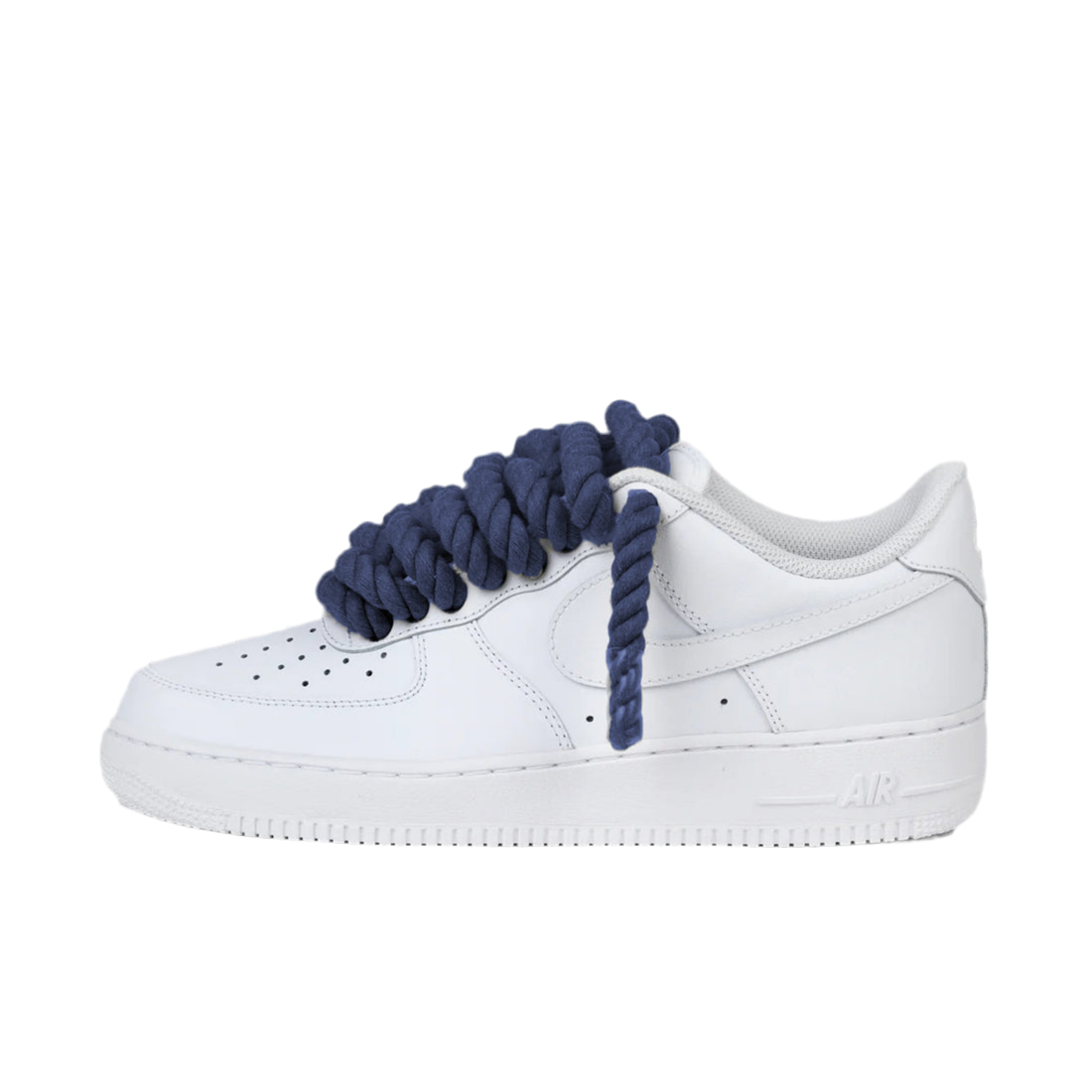 Nike Air Force 1 Low Rope Laces Navy