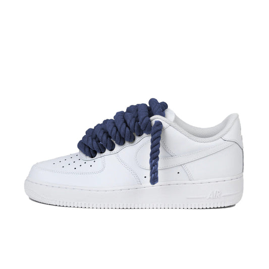 Nike Air Force 1 Low Rope Laces Navy