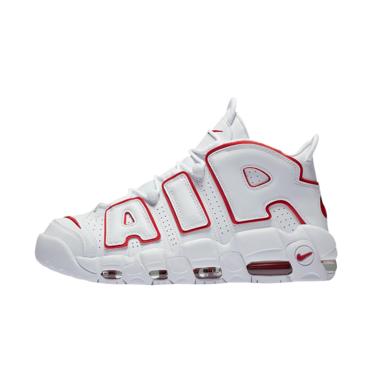 Nike uptempo red/white